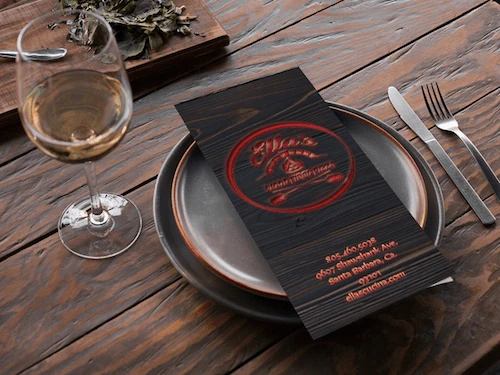 Menu presentation