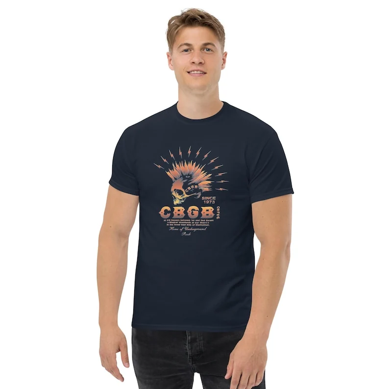CBGB Punk Rock Skull Mohawk — Since 1973 shirt