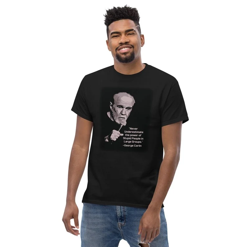 G Carlin shirt
