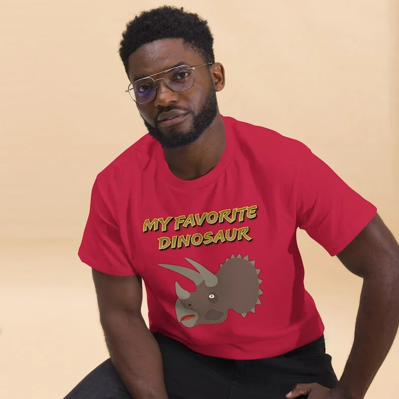 Favorite Dino: Triceratops shirt