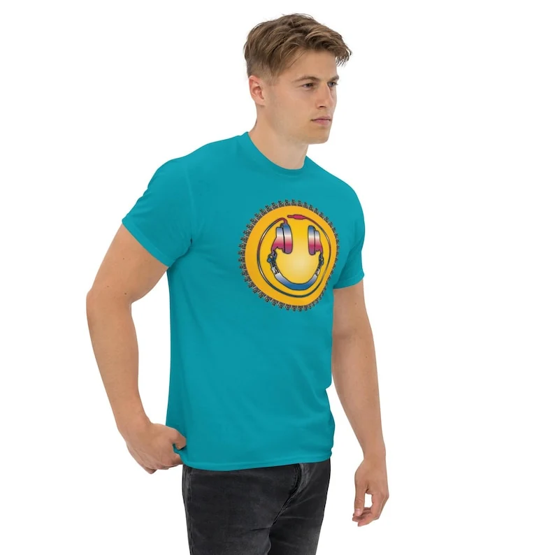 Smiley Earphones shirt